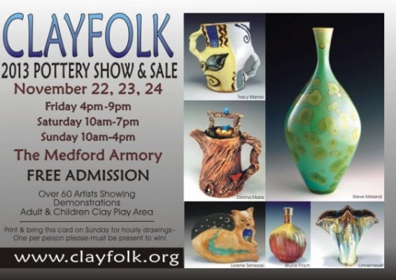 Clayfolk Show and Sale 2013 in Medford, Oregon